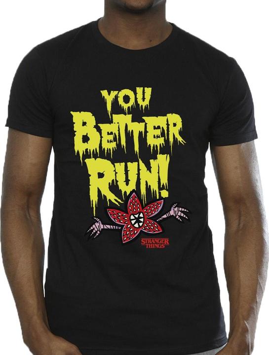 Produktbild Netflix Stranger Things You Better Run TShirt (3XL)