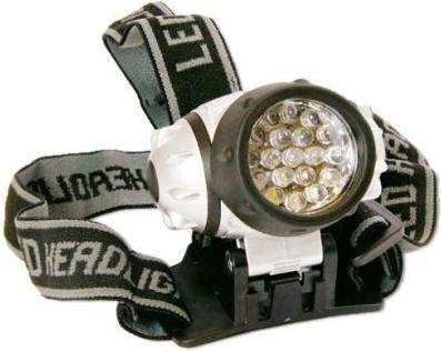 Arcas 19 LED headlight incl. 3 x AAA batteries