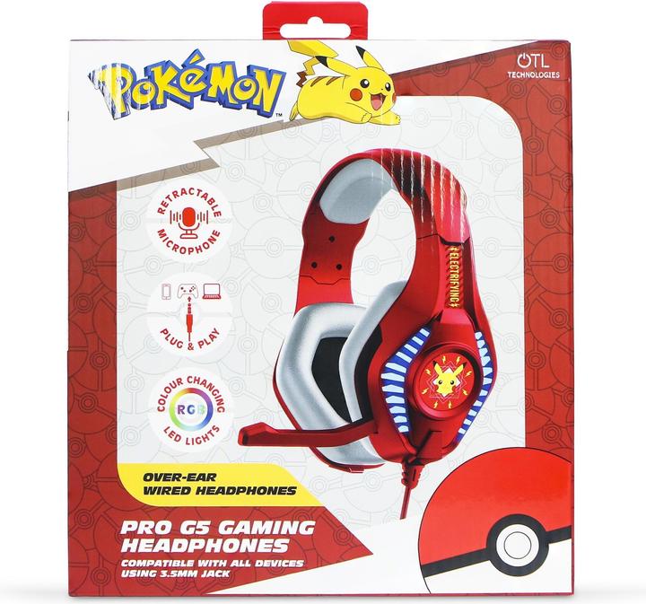 Immagine prodotto OTL Cuffie da gioco PRO G5 - Pokemon (PK0974) (Cablato)