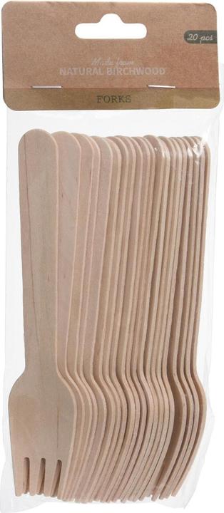 Produktbild Furber Einweg-Gabel 20 Stück Braun, Produkttyp: Einweg-Gabel (20 x)
