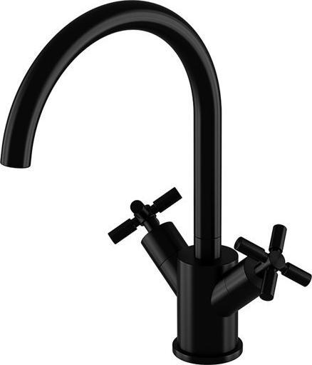 Actual product image Steinberg 250 series basin mixer, swivel, two-handle, with drain set, projection 155mm, 2501500