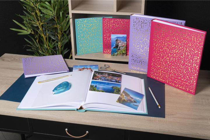 Immagine prodotto Exacompta Album fotografico Plum, 250 x 250 mm, viola/oro (25 x 25 cm)