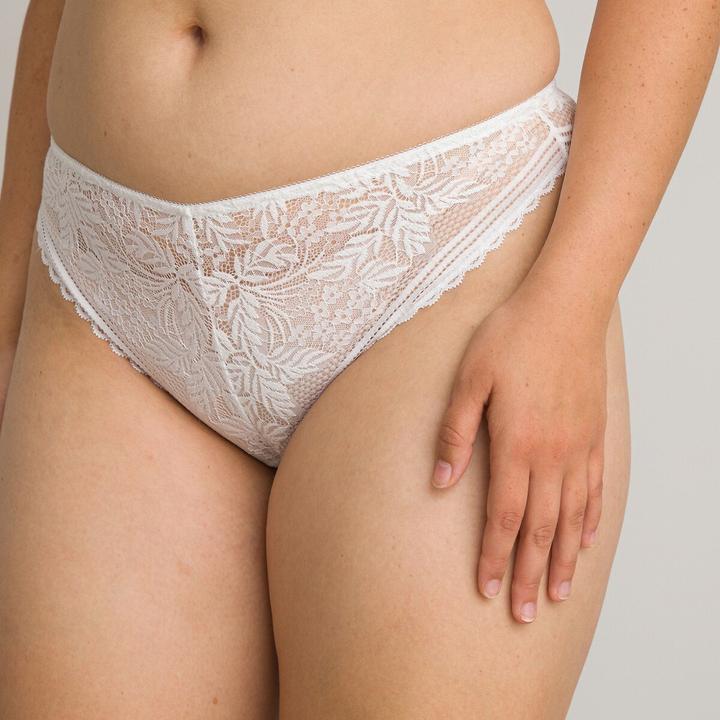 Actual product image La Redoute Collections Lace Tanga Brief (42, Single pack)