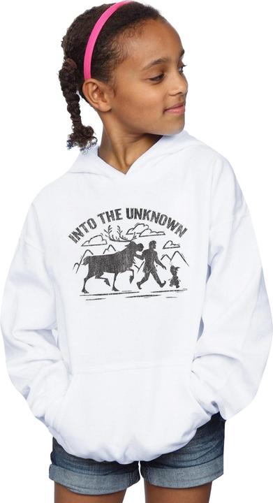 Actual product image Disney Girls Frozen 2 Into The Unknown Hoodie (116)