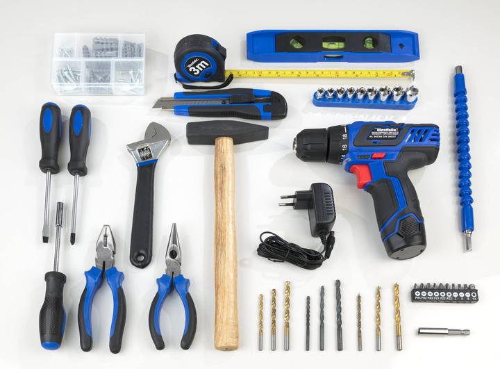 Produktbild Westfalia Akku-Bohrschrauber Set 12 Volt - 43-teilig