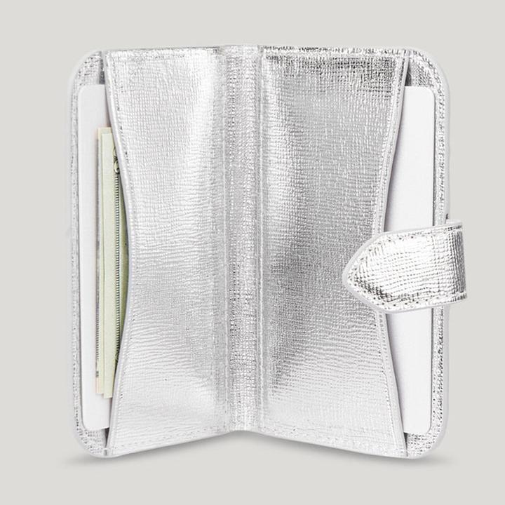 Produktbild Kate Spade Morgan MagSafe Wallet – Magnetische Geldbörse (Metallic Silver)