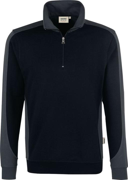 Produktbild Hakro Zip-Sweatshirt Contrast MIKRALINARÂ® (L)