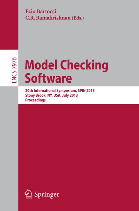 Immagine prodotto Model Checking Software (C. R. Ramakrishnan, Ezio Bartocci, 2013)