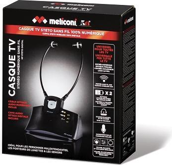 Actual product image Meliconi HP STETO DIGITAL Headset Black (Wireless)
