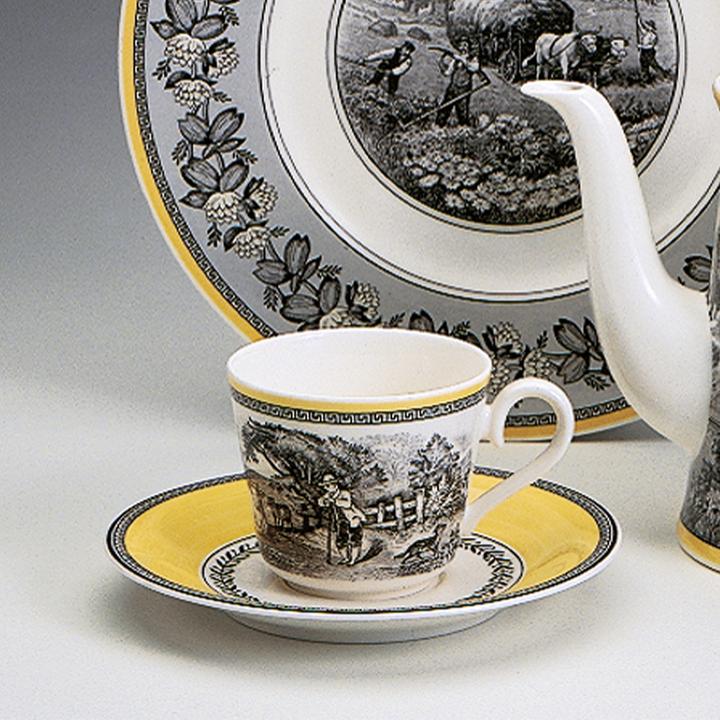 Actual product image Villeroy & Boch Audun Ferme coffee / tea saucers (6 x)