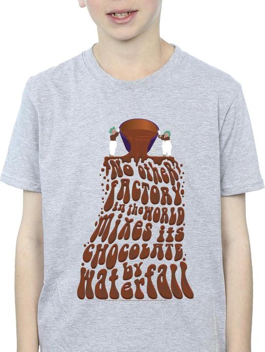 Immagine prodotto Willy Wonka & the Chocolate Factory Chocolate Waterfall Maglietta Ragazzi (116)
