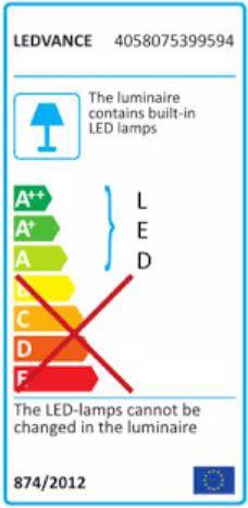 Energy Label Ledvance Spot (1000 lm, GU10)