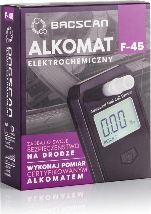 Actual product image Bacscan F-45 Alcohol tester 0 - 4%