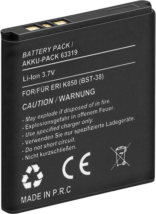 Image du produit Sony Ericsson Batterie BST-38 Batterie K850i, K850, W980i