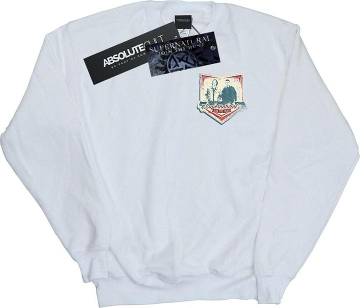 Actual product image Supernatural Mens Winchester Breast Print Sweatshirt (XL)
