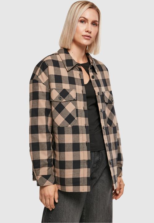 Produktbild Urban Classics Ladies Flanell Padded Overshirt (L)
