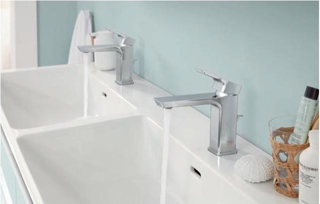 Actual product image Villeroy & Boch V&B cabinet double washbasin SUBWAY 3.0 1300x470mm w ÜL with HL we C+ (470 mm, 1300 mm)