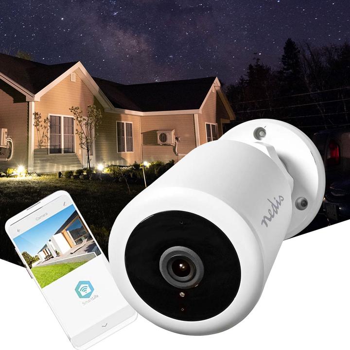Produktbild Nedis SLNVRC01CWT SmartLife Drahtloses Kamerasystem Zusätzliche Kamera Full HD 1080p IP65 Nachtsicht (1920 x 1080 Pixels)