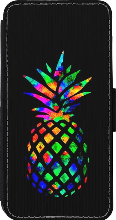 Actual product image PhoneLook Coque Wallet noir Pineapple Multi-colors (Apple iPhone 13 Pro Max)
