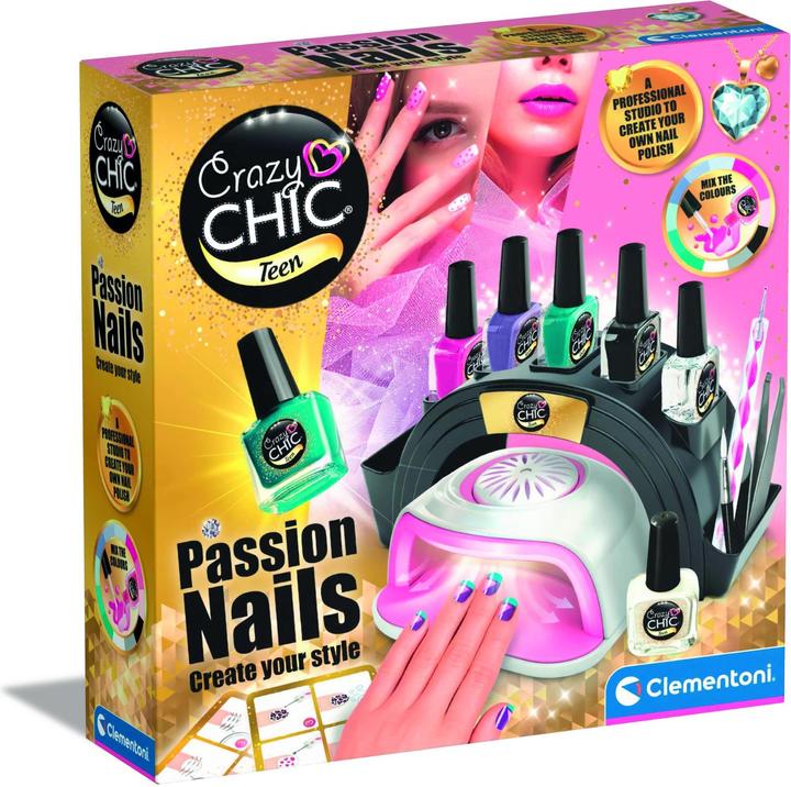 Actual product image Clementoni Crazy Chic Teen - Passion Nails