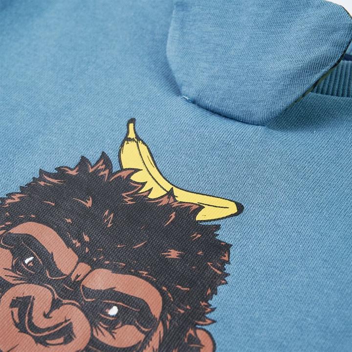 Produktbild VidaXL Kinder-Sweatshirt Mittelblau 140,Material: 92 % Baumwolle. 8 (140)