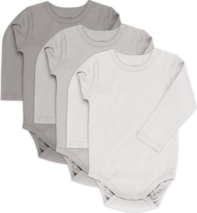 Produktbild La Loona LaLoona Baby-Bodys & Wickelbodys Body Langarm 3er Pack - Natur - (86)