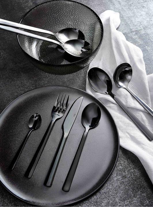 Image du produit RAW Cutlery set Stainless Steel Dishwasher safe - Black - 16 pcs (15461) (16 pièce(s), Set de couverts)
