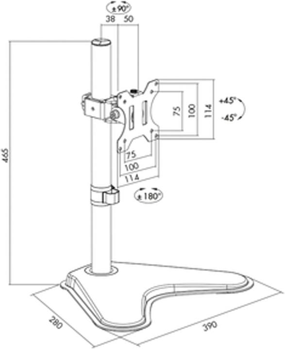 Produktbild LogiLink Tischhalterung (Tisch, 32")