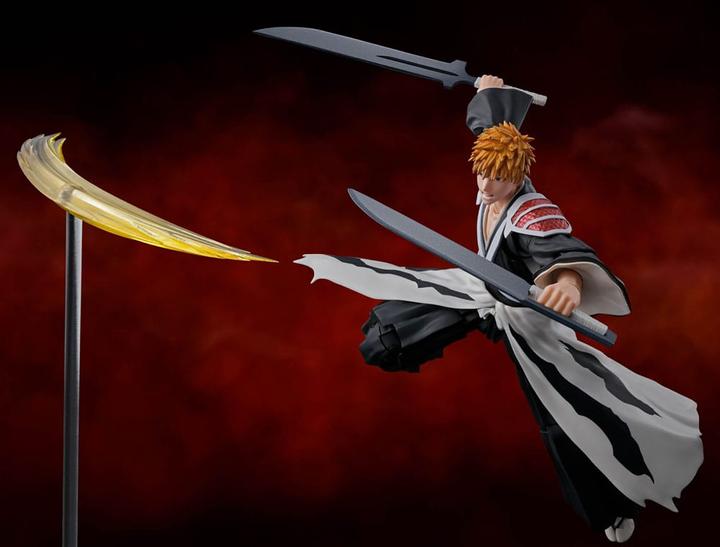 Produktbild Bandai Bleach: Thousand-Year Blood War S.H. Figuarts Actionfigur Ichigo Kurosaki Dual Zangetsu 16 cm