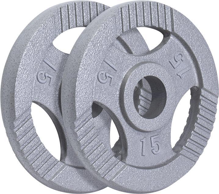 Gorilla Sports Hantelscheiben (2 x 15 kg, 2 x 2.5 kg, 2 x 20 kg, 2 x 5 kg, 2 x 10 kg, 2 x 1.25 kg)