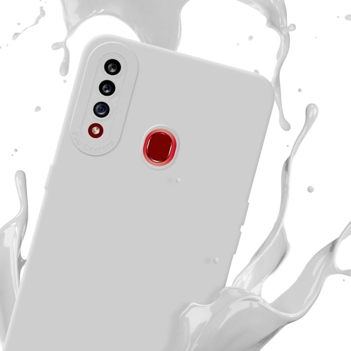 Productafbeelding Cadorabo Hoesje voor Samsung Galaxy A20s in TPU Fluid LM162 Style (Samsung Galaxy A20)