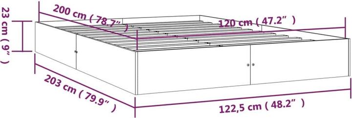 Produktbild VidaXL Lubbert (120 x 200 cm)