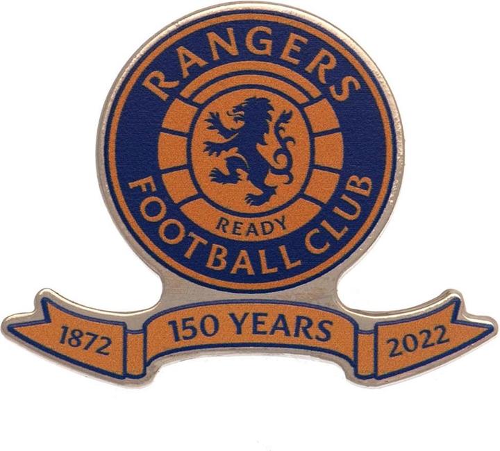 Immagine prodotto Rangers FC Distintivo Crest 150 Years in lega di metallo