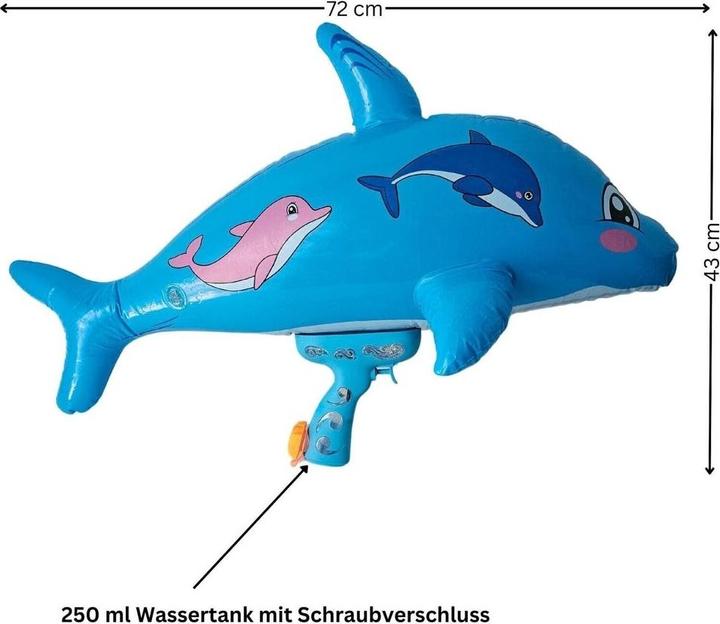 Actual product image Alldoro Pistolet à eau Dauphin gonflable