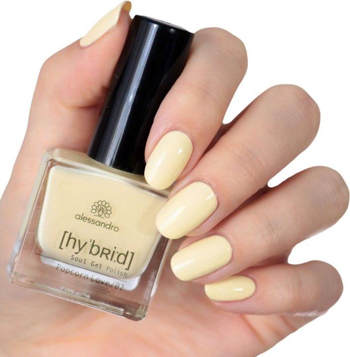 Produktbild Alessandro Hybrid Soul Gel Polish Popcorn Love (136 Popcorn Love, Gel-Effekt Nagellack)