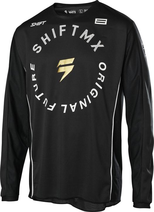 Shift Jersey Whit3 Vega Le Black/Gold