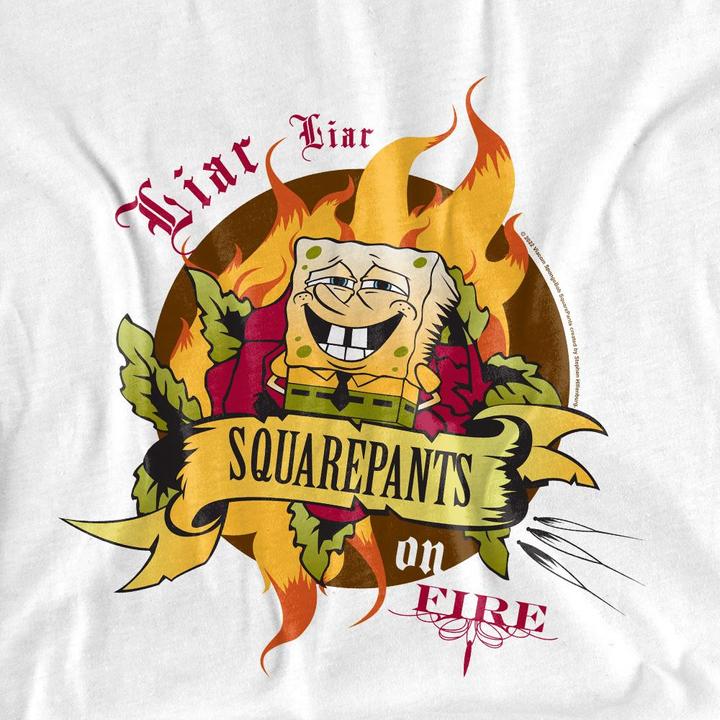 Produktbild Spongebob Squarepants Liar Liar Pants On Fire TShirt (L)