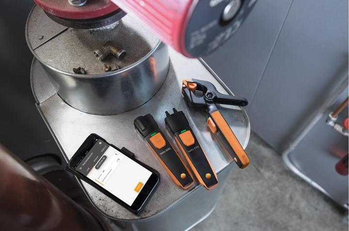 Produktbild Testo Temperatur Messgerät Probes – Heizungs Set