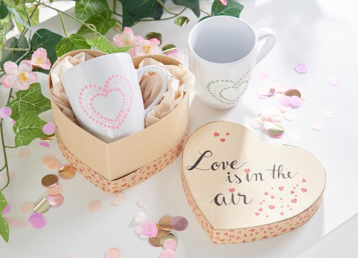 Immagine prodotto VBS Scatole a cuore, set di 3, in cartone naturale