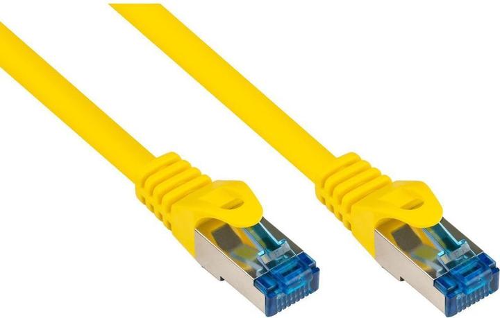 Produktbild Kabelmeister RNS® Patchkabel mit Rastnasenschutz, Cat. 6A, S/FTP, PiMF, halogenfrei, 500MHz, gelb, 50m (S/FTP, CAT6a, 50 m)