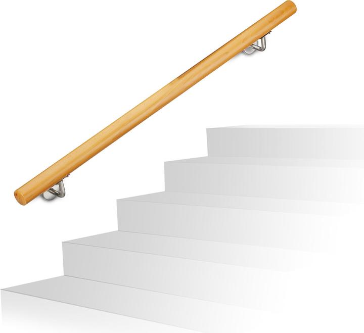 Image du produit Relaxdays Rampe d?escalier (Hêtre)