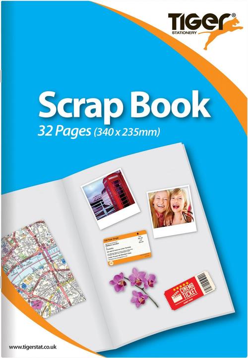 Actual product image Tiger Stationery Scrapbook (lot de 12)