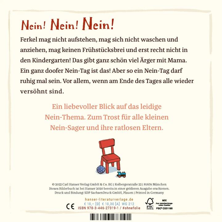 Immagine prodotto Das kleine Nein-Schwein (Tedesco, Henrike Wilson, 2022)