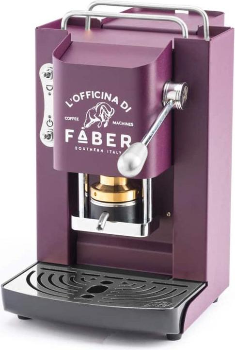 Productafbeelding Pro Deluxe ESE Pad Espressomachine Mat Paars & Chroom