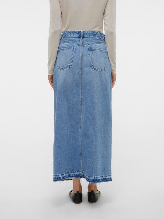 Actual product image Vero Moda VMZAYLA HR SLIT LONG DNM SKIRT LI3101 Denim Skirt (S)