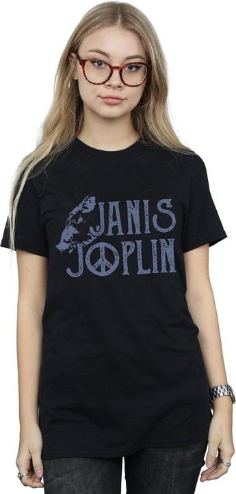 Immagine prodotto Janis Joplin Type Logo Maglietta Ampia Donna (M)