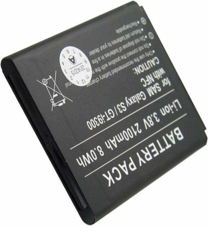 Actual product image Samsung Galaxy S III battery, GT-I9300, EB-L1G6LLUC with NFC