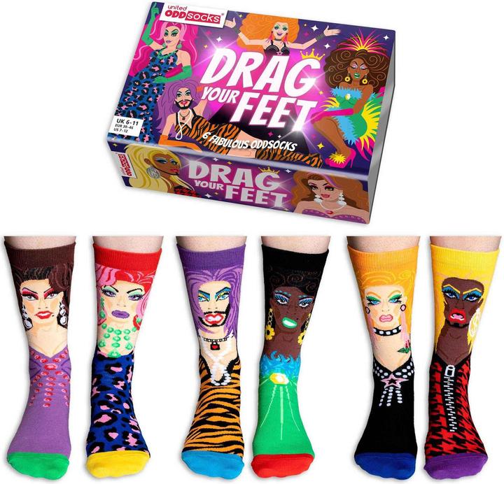 Immagine prodotto United Oddsocks Calzini Casual (confezione da 6, 38 - 44)
