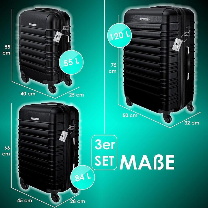 Produktbild Kesser Schwarz (120 l, M (50 - 90l), L (90 - 115l), XL (ab 115l))