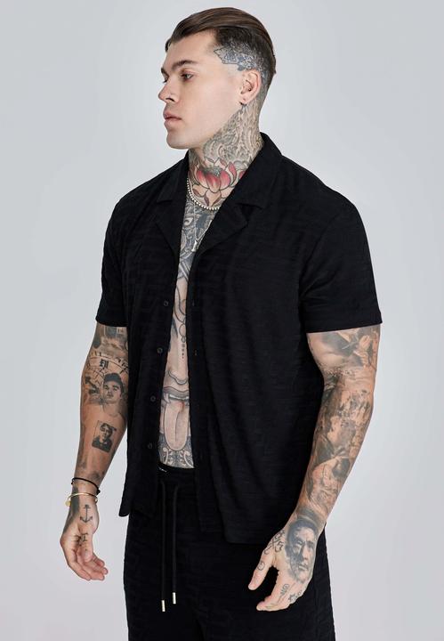Siksilk Kurzarmhemd Towelling Shirt